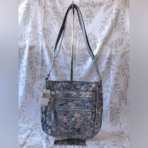 Vera Bradley Triple Zip Hipster Crossbody